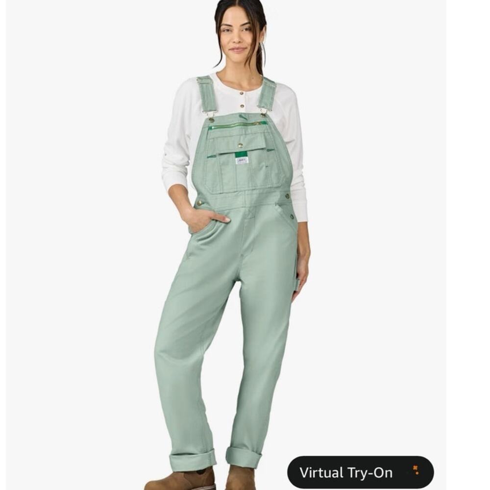 Liberty Women's Washed Duck Bib OverallsBrushed Duck Fabric Overalls